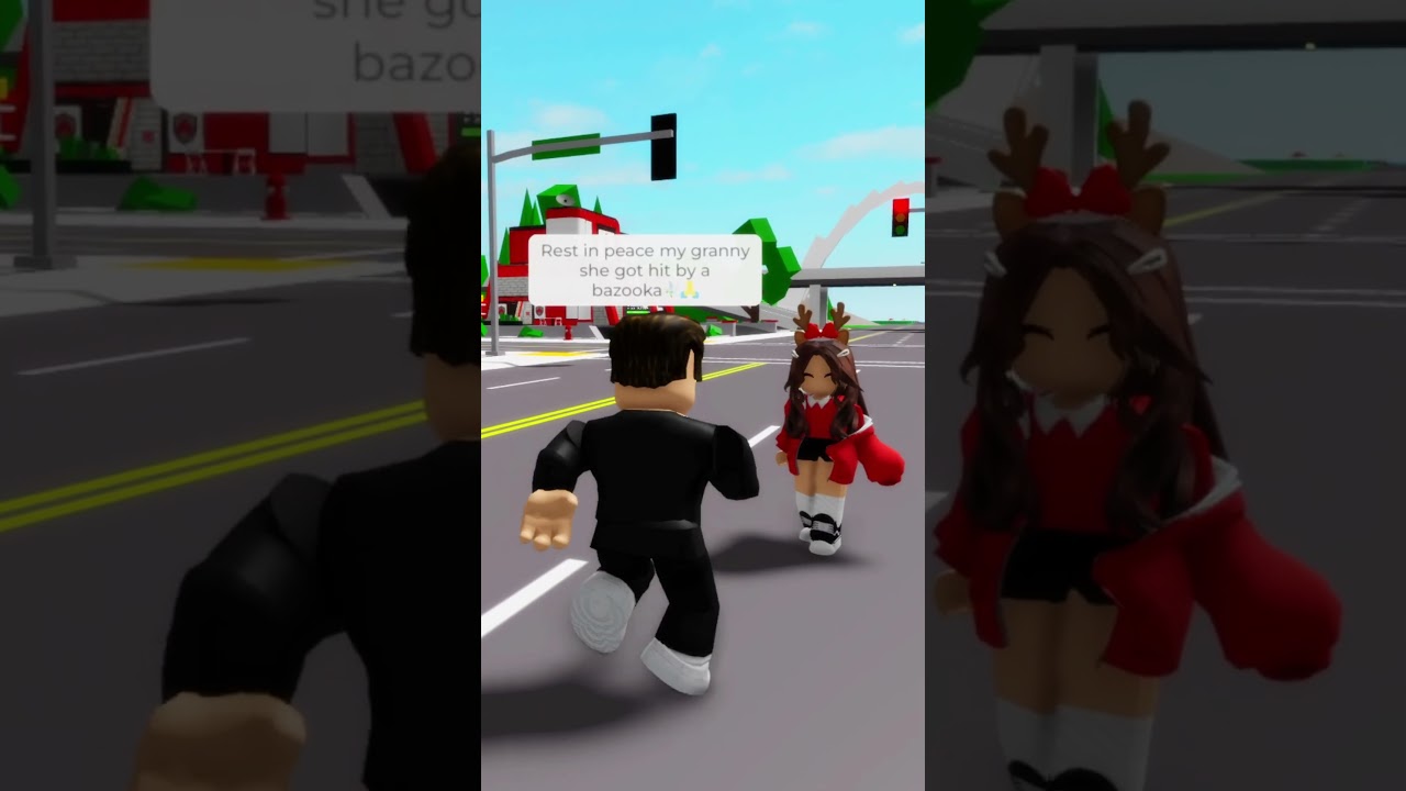 Granny Got Hit By a Bazooka prank 😭🕊️ #roblox #shorts #robloxmemes