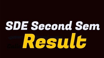 Second SEM SDE BA B. SC Result Published|Calicut University |Distance education |