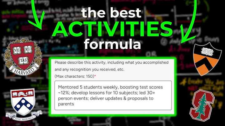 How to Write a KILLER Common App Activities List in 2025 (FULL GUIDE)