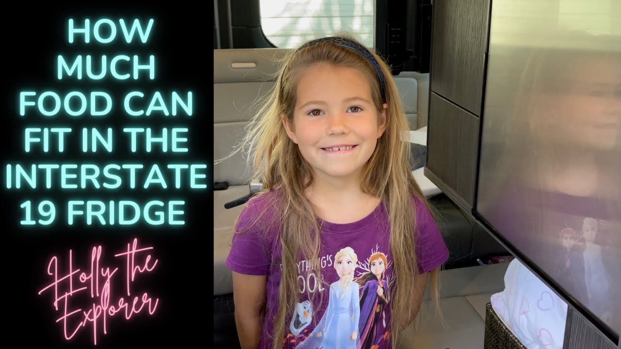 How much food can fit in the Interstate 19 Refrigerator YouTube