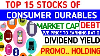 TOP 15 STOCKS OF CONSUMER DURABLES SECTOR ll STOCK MARKET ll UNSATISFIED TRADER.