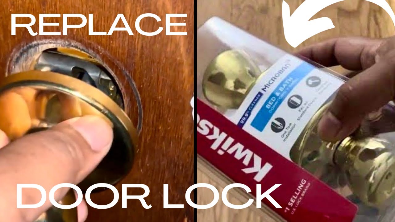 How to Install Kwikset Privacy Door Knob with Microban Technology
