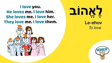 I love you   in Hebrew - Direct Object Pronouns