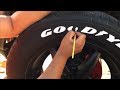HOW TO PAINT YOUR TIRES LETTERING WITH BRUSH AND PAINT