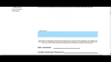 Contractor Rush Contractor Management Software Completion Certificate Example