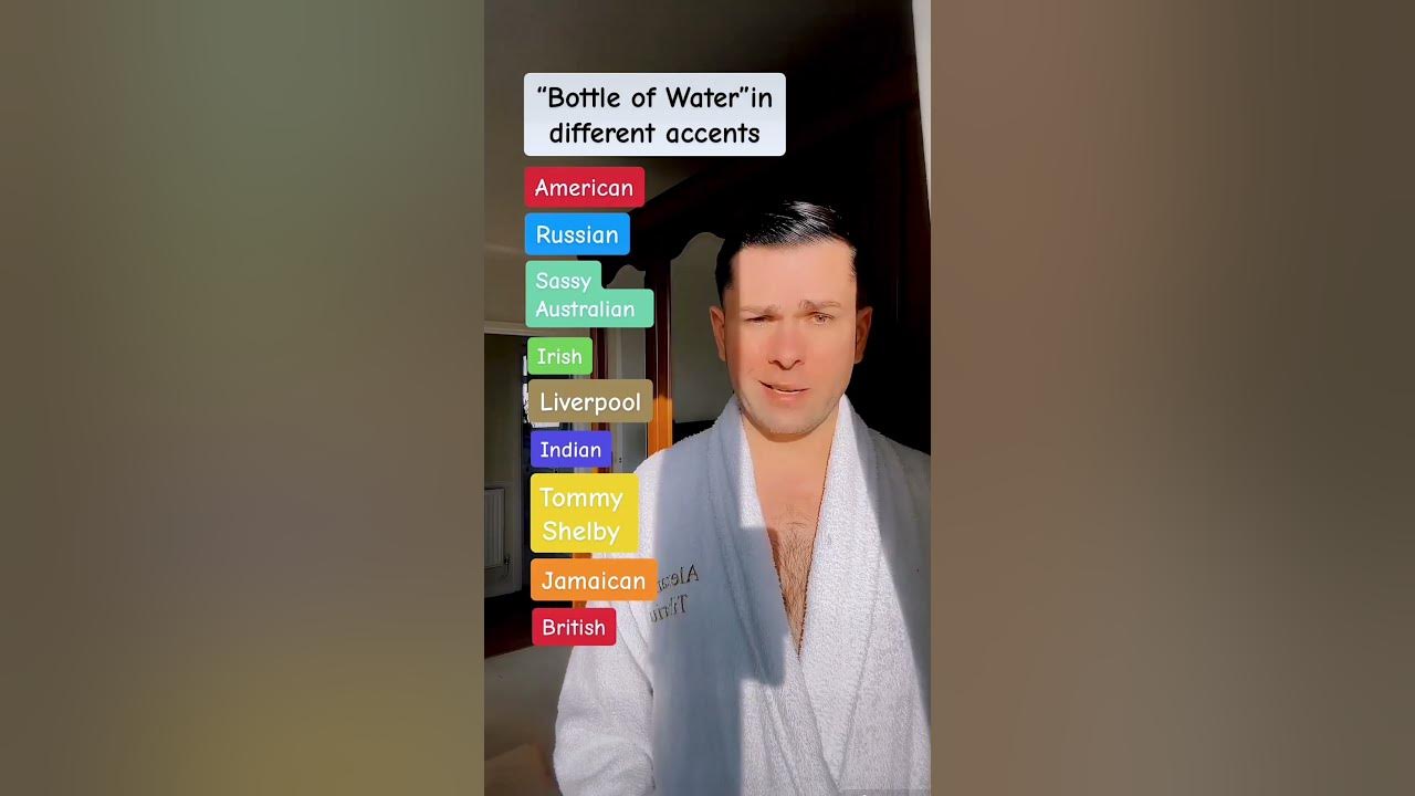 how-to-pronounce-bottle-of-water-in-different-accents-shorts