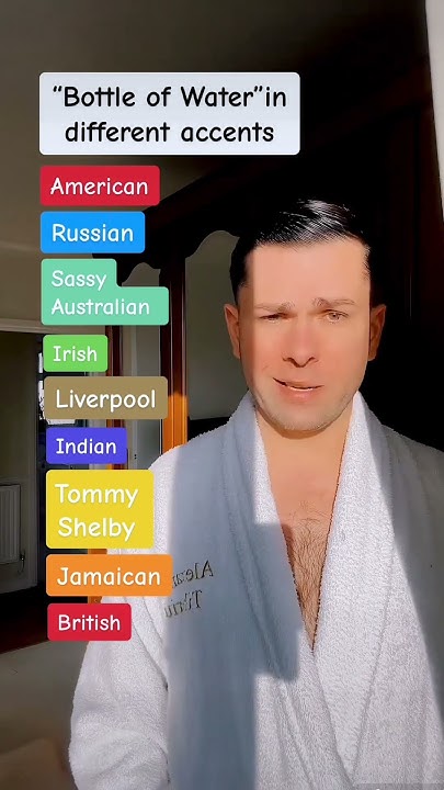 how-to-pronounce-bottle-of-water-in-different-accents-shorts