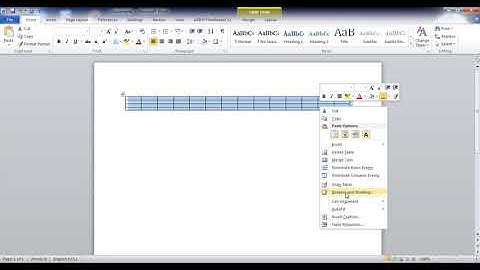 Tạo dòng kẻ ô ly trong word