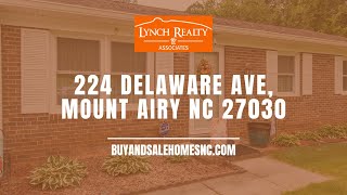 224 Delaware Ave, Mount Airy NC 27030 REDUCED