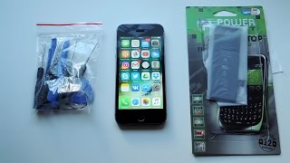 видео Как поменять аккумулятор на iPhone 5 или 5S