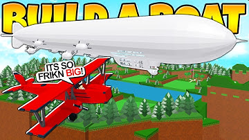 I EXPLORED THE BIGGEST BLIMP In Build a Boat! *INSANE*
