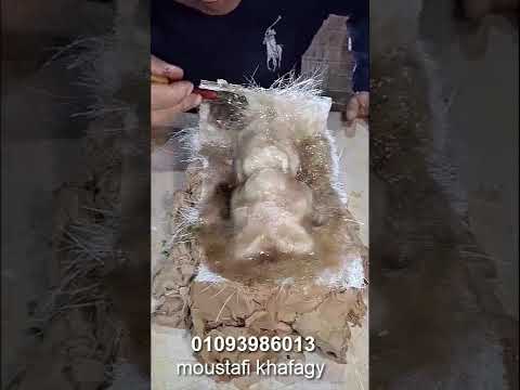 كيف تصنع القوالب للتحف والانتيكات من السيليكون ربر والحاضن فيبرجلاس مصطفى خفاجى خفاجة