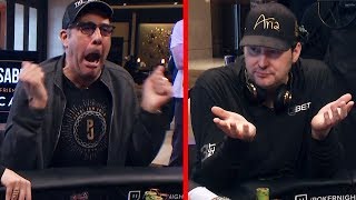 Brad Garrett SCOLDS bratty Phil Hellmuth | Poker Night in America