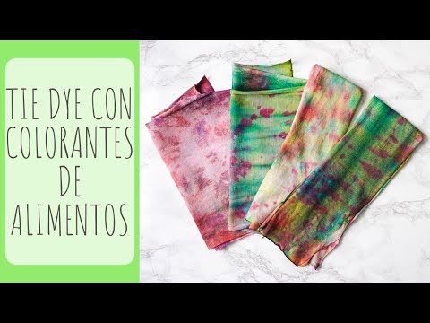 Video: 3 formas fáciles de teñir la ropa con colorante alimentario