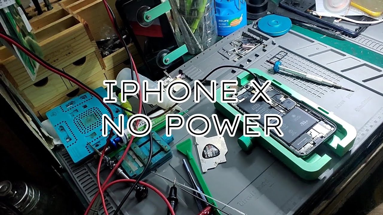 IPHONE X NO POWER / HOW TO REPAIR NO POWER IPHONE BOARD - YouTube