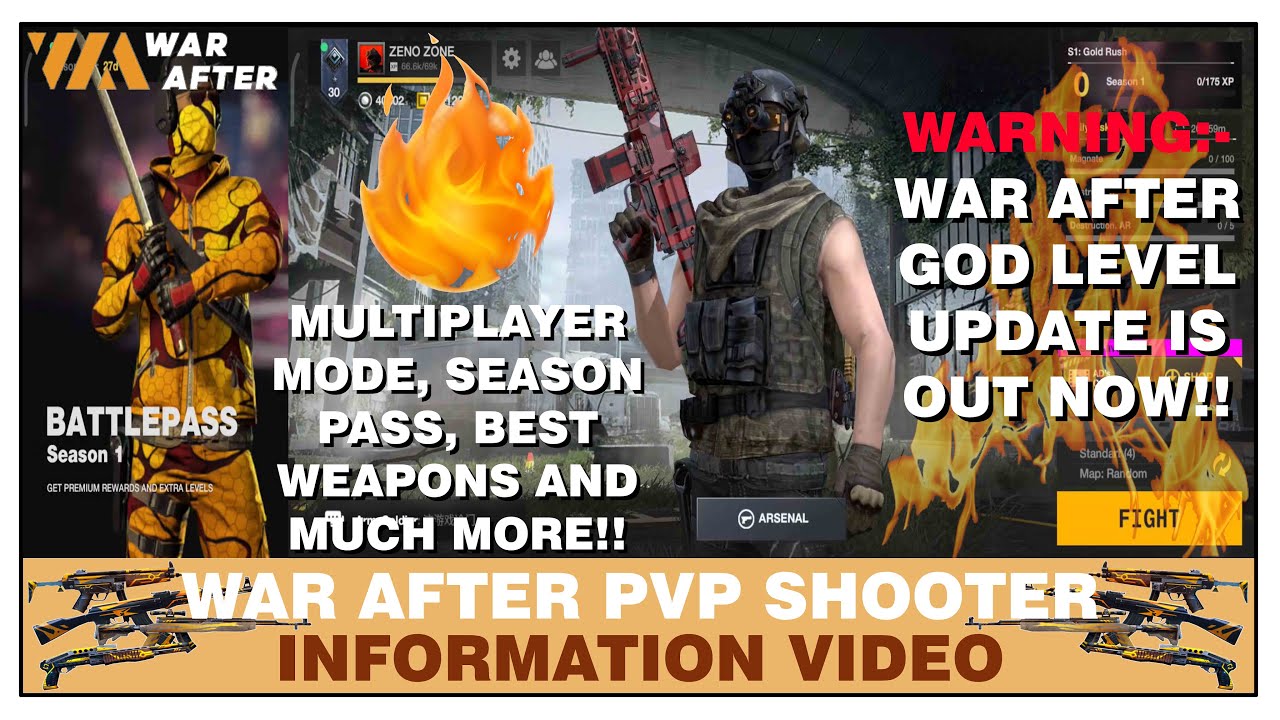 WAR AFTER GOD UPDATE | WAR AFTER MULTIPLAYER GAMEPLAY | WAR AFTER BATTLE PASS | WAR AFTER SEASON-1