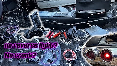 WIRING REVERSE LIGHTS / PARK NEUTRAL SAFTEY SWITCH AND CENTER CONSOLE LIGHTING ON 1971 CHEVELLE