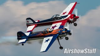Pilot Jeff Boerboon debuts the unique Yak-110 with an aerobatic per...