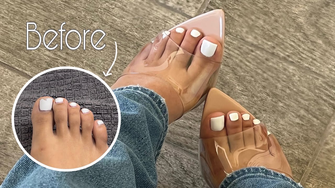 White Lines - Black & White Geometric Pedi - Dashing Diva – Dashing Diva