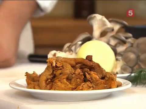 Видео рецепт Суп грибной из вешенок