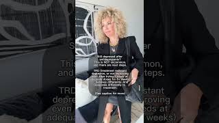 TRD affects ~12–30% of people with depresion, and as a psychiatrist I see this even more