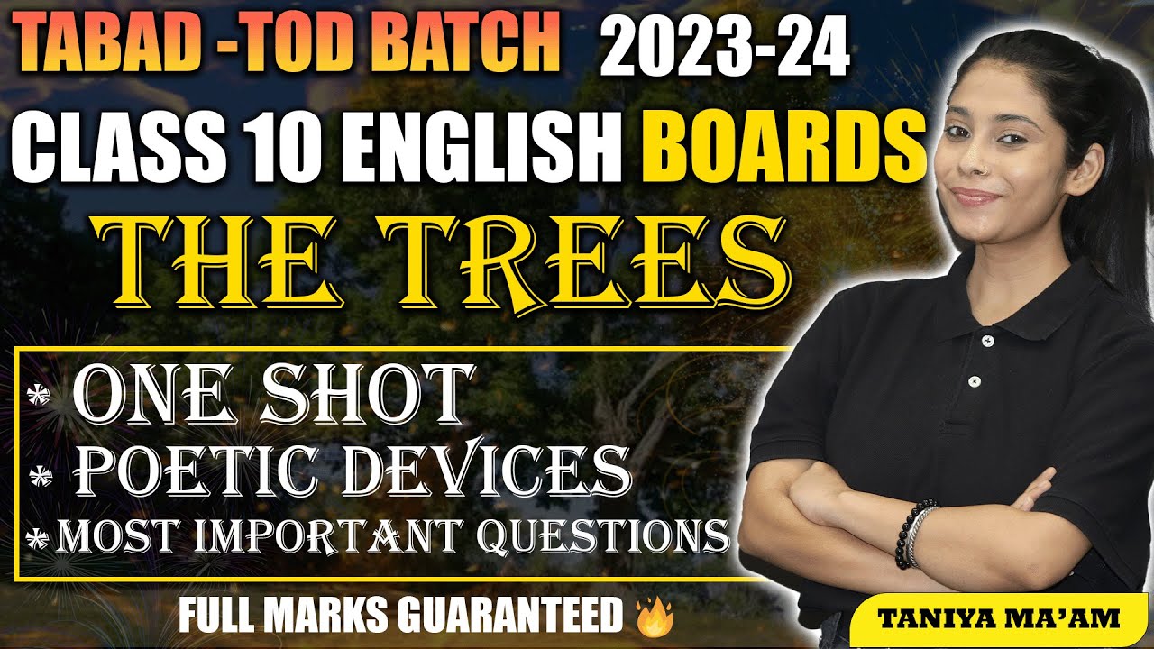 The Trees Class 10th Poem Class 10 Full Explanation In Hindi Q A the-trees-class-10th-poem-class-10-full-explanation-in-hindi-q-a