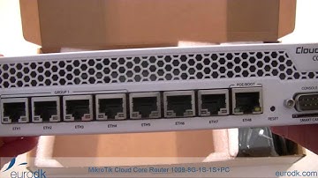 MikroTik Cloud Core Router 1009-8G-1S-1S+PC (CCR1009-8G-1S-1S+PC) QUICK UNBOXING & SPECIFICATIONS HD
