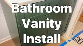 SAVE BIG! How to Install Your Own Bathroom Vanity