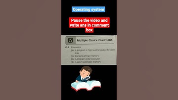 GATE level MCQ question operating system The process is #Shorts #CS