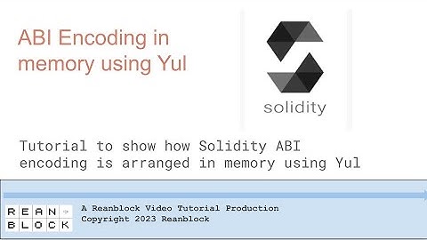 ABI Encoding in memory using Yul