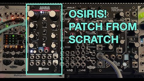 Osiris only - a patch from scratcH! Sorry for low quality video !