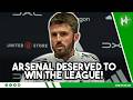 Arsenal DESERVED to win the Premier League | Michael Carrick