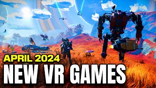 TONS of NEW VR GAMES on Meta Quest, PSVR2 & PCVR April 2024! VR News & VR Game Updates