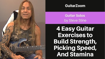 4 Easy Guitar Exercises to Build Strength, Picking Speed, And Stamina | Guitar Solos Workshop