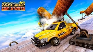 Taxi Jeep Car Stunts Games 3D: Ramp Car Stunts - Android Gameplay By Silent102 screenshot 1