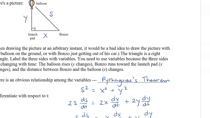 Calculus - Sec 2.8 Related Rates