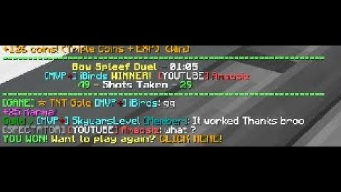 Hypixel - Bowspleef Duels Against a Youtuber