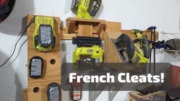 Quick Introduction to French Cleats | Organize Your Tools