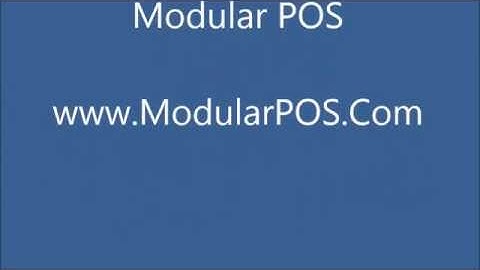 Modular POS - Edit Menu Items