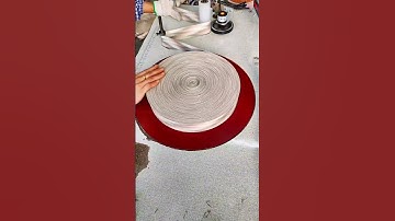 Do you know how to roll webbing?😍WhatsApp +86 19537363387#webbing #Garment #Custom