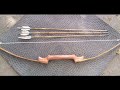 how to make bow and bullet arrow made of bamboo