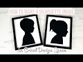 HOW TO MAKE A SILHOUETTE OF YOUR CHILD USING CRICUT | MOTHER'S DAY GIFT IDEA