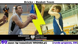 [WRONBA, 60.sezon] 06.10.2025: Bricks - Basket Team [r. grup., SW]