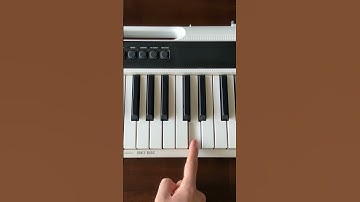 How to play a G7 chord on piano