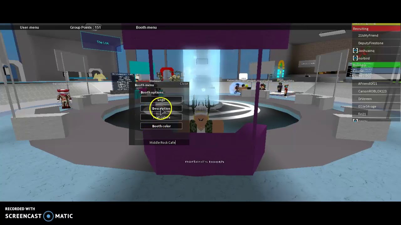 Recruitment On Roblox By Idefaulted Roblox - group recruiting plaza 30 release roblox go