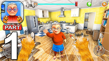 Kitty vs Granny - Cat Sim 3D - Gameplay Walkthrough Part 1 Chapter 1 (iOS, Android)