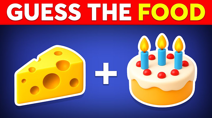 Guess the FOOD by Emoji? 🤔 Emoji Quiz