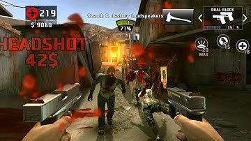 Dead Trigger 2 Dual Pistol Mayhem Glocks & Peacemakers TDU 60 Dr Android Nvidia Shield Tablet