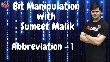 Print Abbreviations using Bit Manipulation | Bit Manipulation Interview Questions