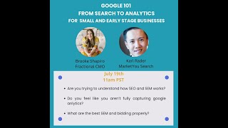 Google 101: Search to Analytics